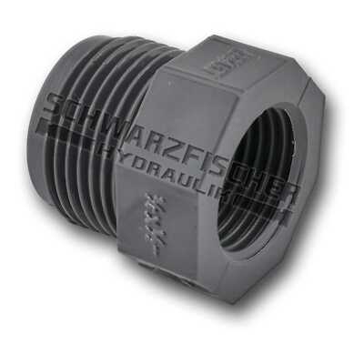 Reduziernippel PVC-U kurz Muffe Kunststoff Fitting Kunststofffitting Pool Garten