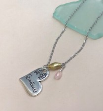 NEW HANDMADE SUNDANCE CHARM ANTIQUE SILVER HEART NECKLACE ARTISAN JEWELRY