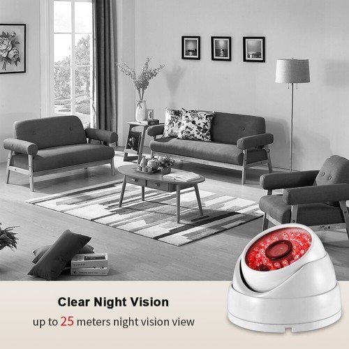 Wide Angle 2.8mm 8MP 4K POE IP Camera Outdoor Motion Detect 48IR Security Camera - Picture 3 of 13