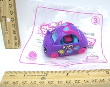 190462 Toy McDonald's Happy Meal 2019 SHOPKINS  3 Purple Sunny Sedan EUC