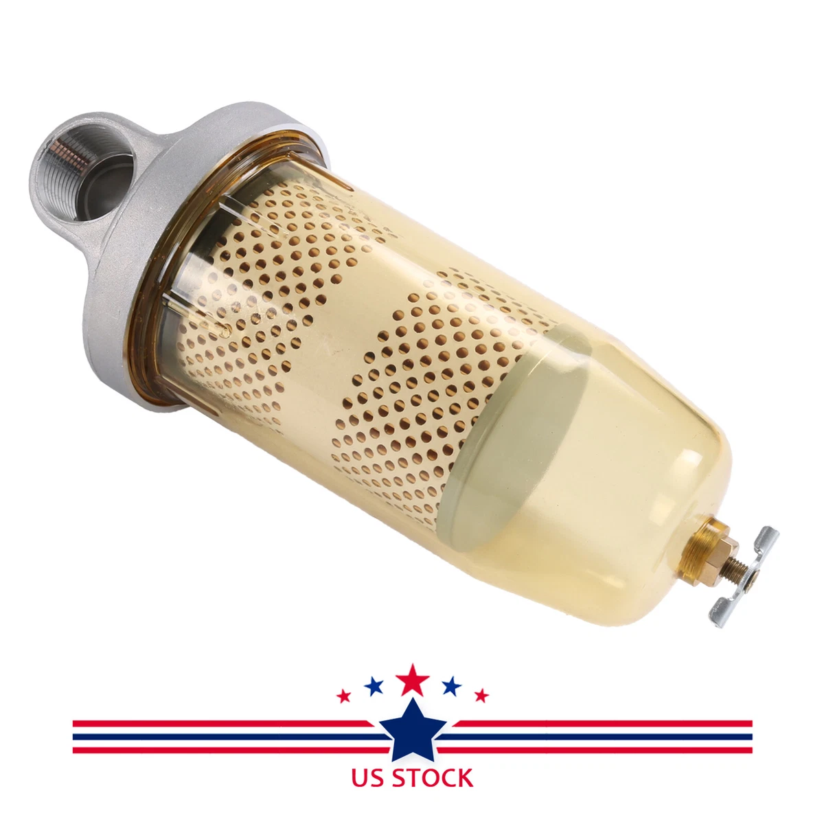 30 Micron Fuel Filter Base,Bowl & Housing Assembly For 3307454S 