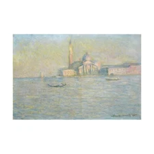 Claude Monet - San Giorggio Maggiore (1908) Hand-painted Oil Painting Wall Art