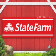 For STATEFARM INSURANCE Brand Exposure Vinyl Banner Sign Office Broker Kiosk New
