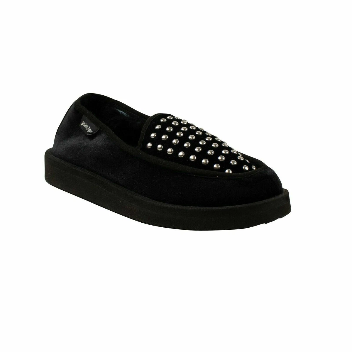 NEW PALM ANGELS x SUICOKE Black Velvet Loafer Slipper Shoes Size 7/39.5  $420