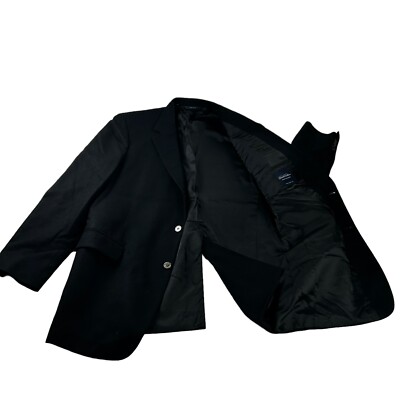 Brooks Brothers Men's 100% Cashmere Blazer Jacket Black • USA