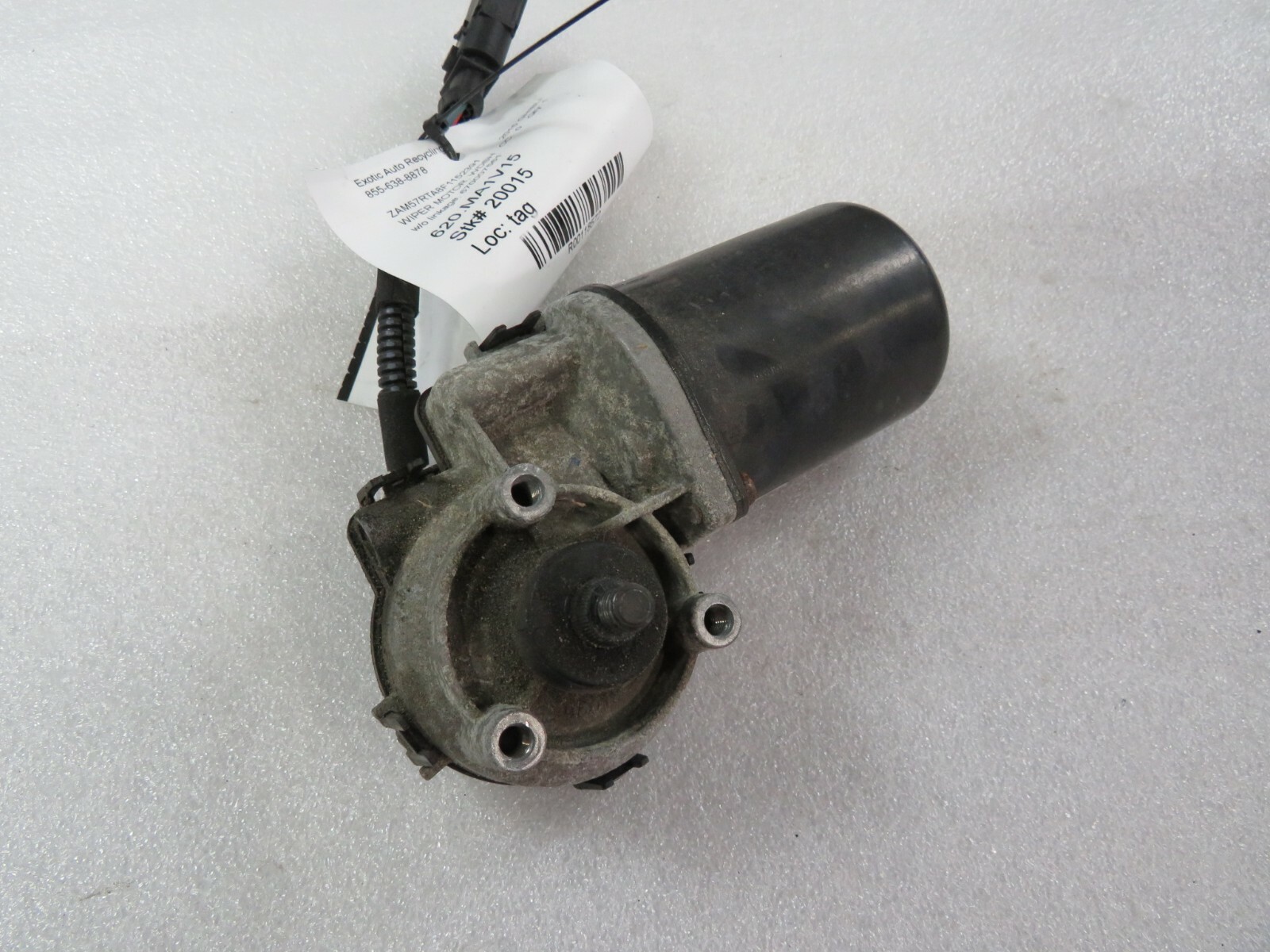 Maserati Ghibli, Windshield Wiper Motor w/o Linkage, Used, P/N 670007561
