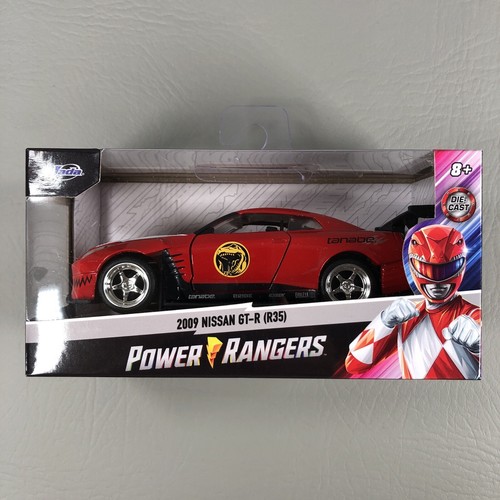 Power Rangers Dino Fury Red Ranger & Jada 2009 Nissan GT-R R35 Gift Set - Picture 10 of 12