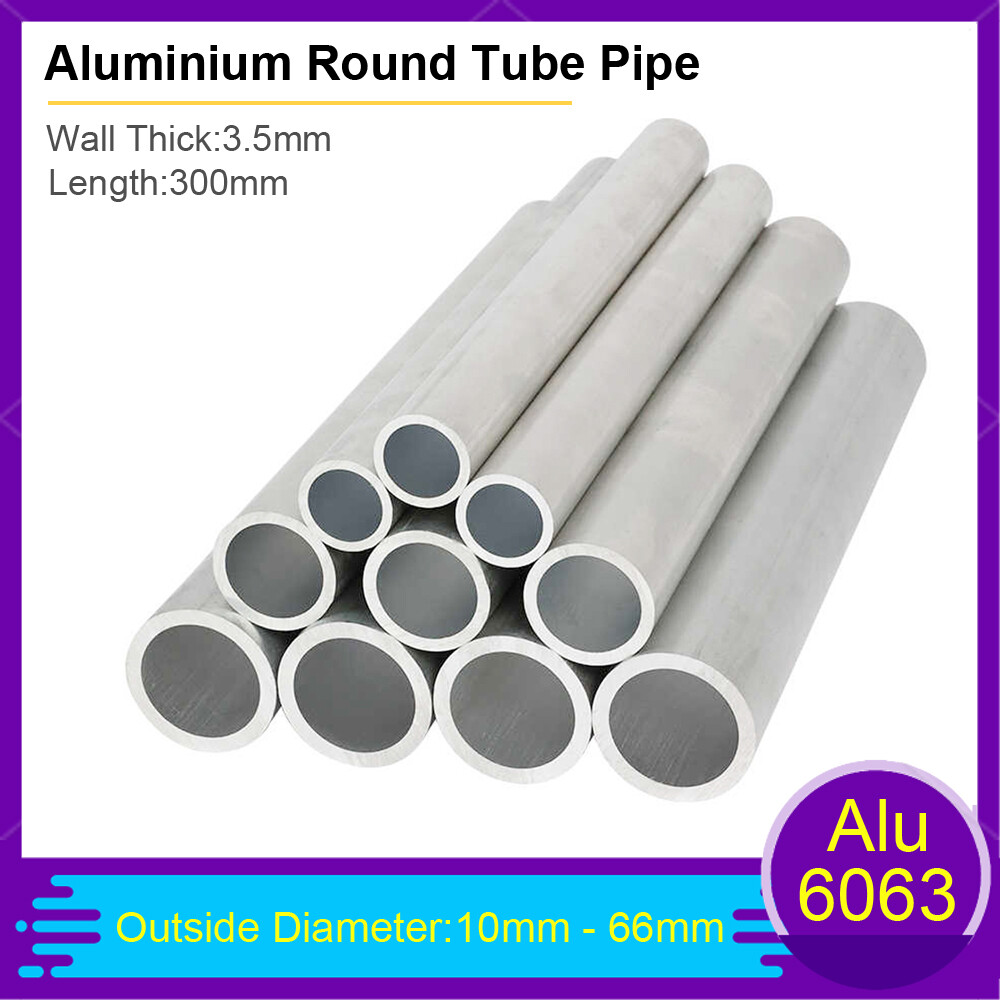 Lot De 3 Tubes Ronds En Aluminium 6063 - Diamètres Extérieurs 5, 6 Et 7 Mm, Longueur 300 Mm