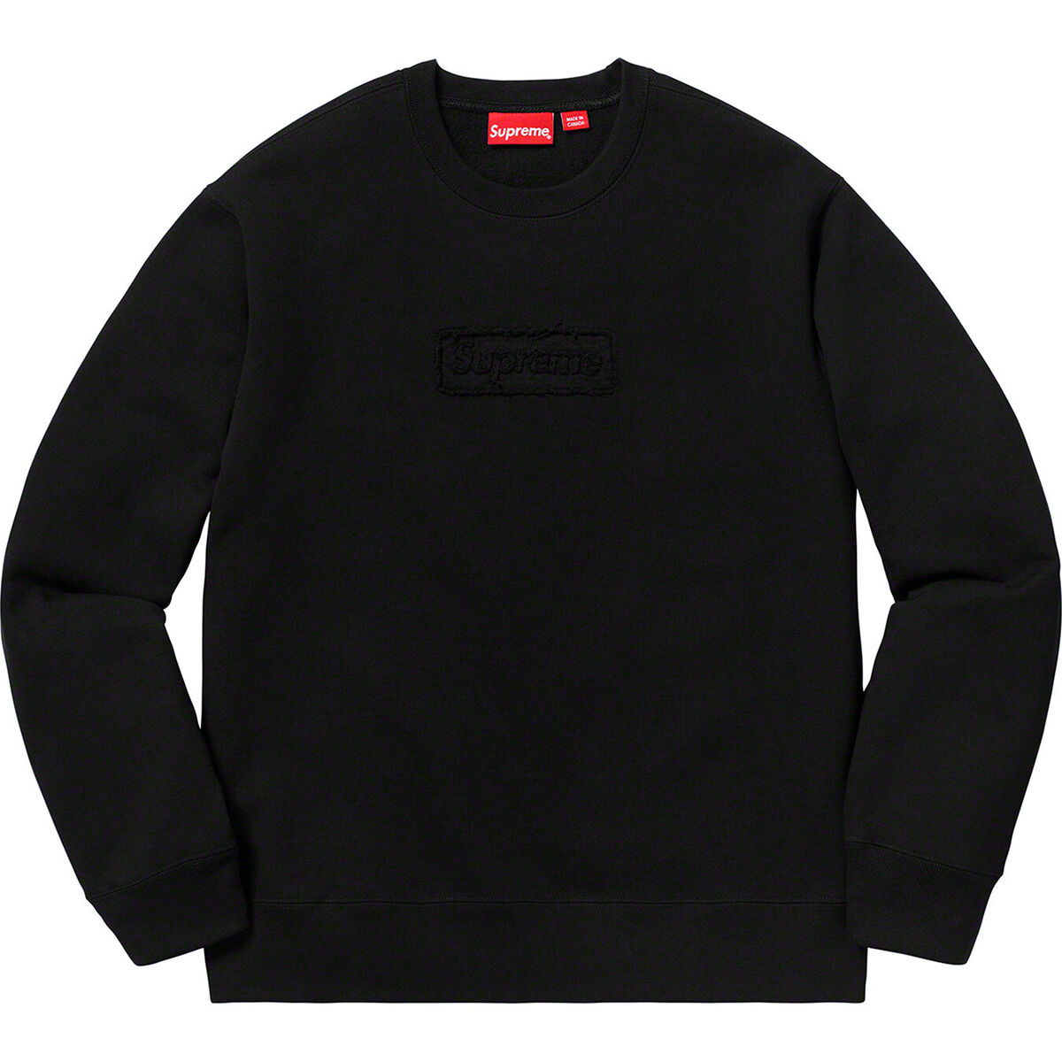 Supreme CUTOUT LOGO CREWNECK 20ss