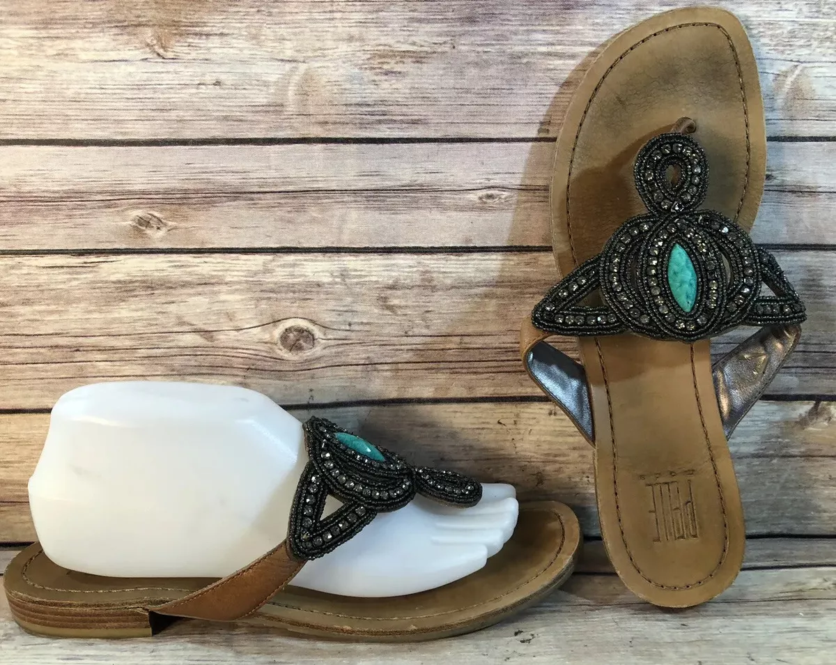 Turquoise hotsell rhinestone sandals