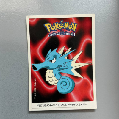2000 Dunkin Boomer Pokemon Karten Sticker - # 117 Seemon / Seadra