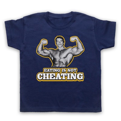 ARNOLD SCHWARZENEGGER ESSEN INOFFIZIELL NICHT BETRÜGEN KINDER T-SHIRT