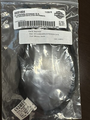 GENUINE HARLEY DAVIDSON KIT, HARNESS/WIRING EXTENTION 18