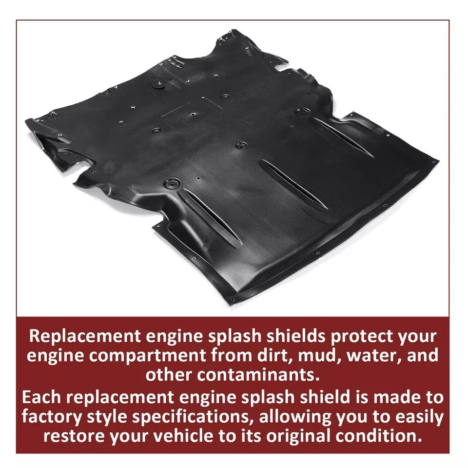 Protector contra salpicaduras motor delantero BM1228172 BMW 328i 320i 435i base 2012-2018 Foto 2 de 4