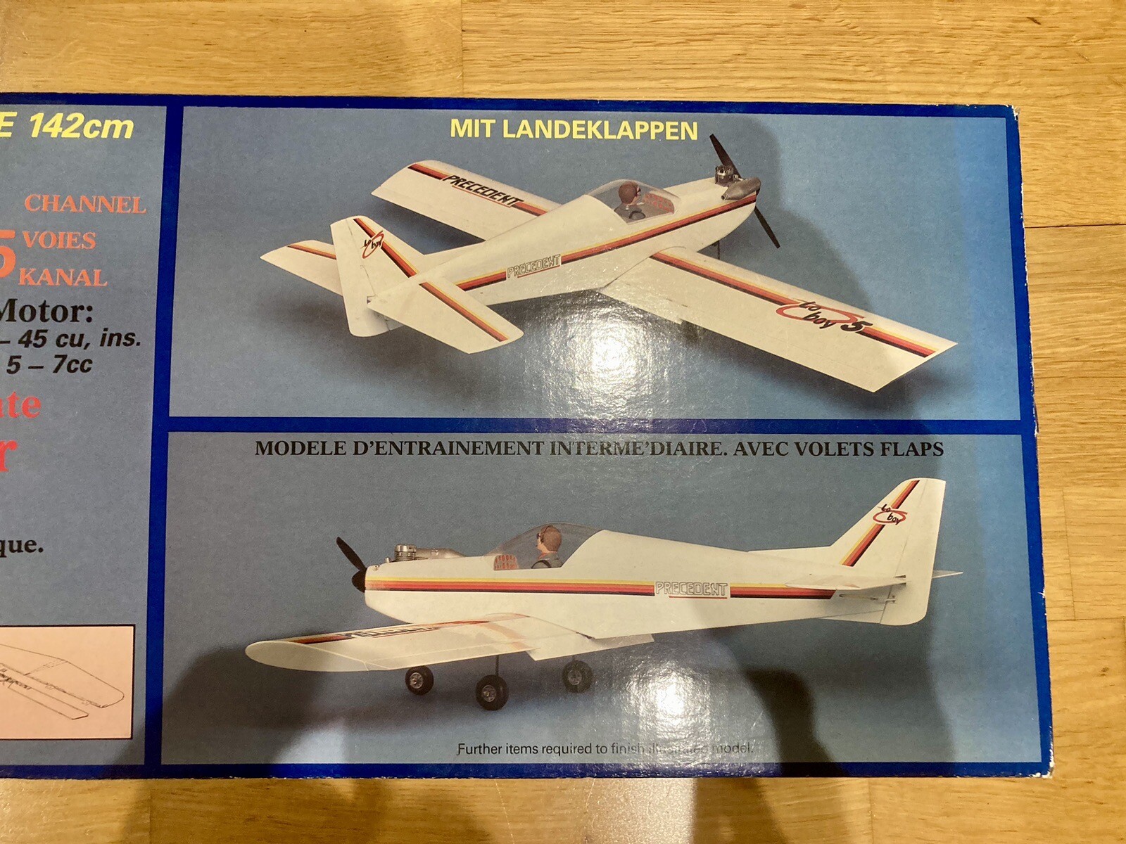 RC Plane Vintage Kit Precedent Lo Boy 5 Intermediate Trainer 56” (1.4m