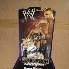 2010 Mattel WWE Elimination Chamber Drew McIntyre With BELT  to 1000 RARE ERROR