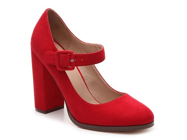 Mix No 6 Asuviel Red Faux Suede Pumps Shoes Size 8M Womens