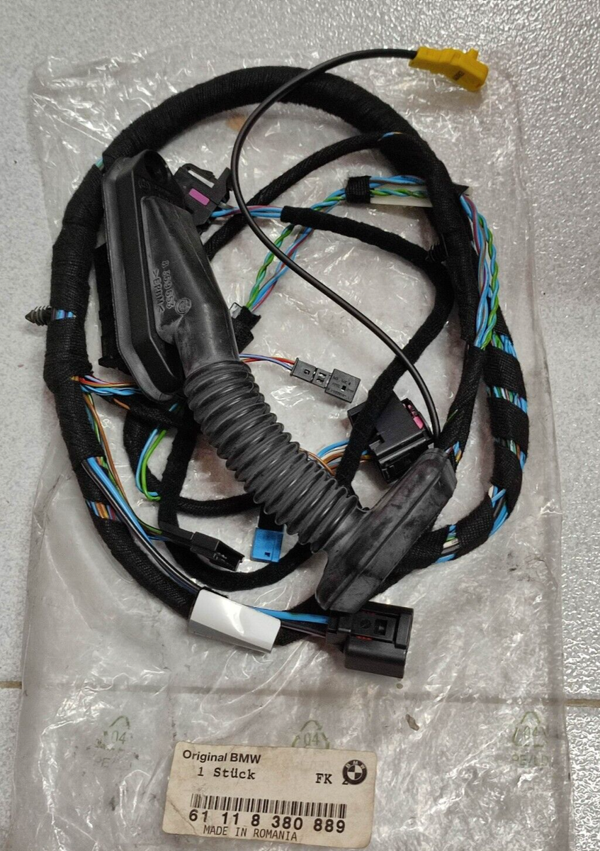 BMW E46 door wiring harness co-drivers side SEDAN !NEW! GENUINE