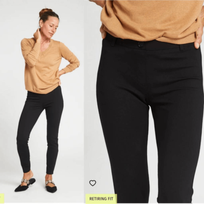 black skinny yoga dress pants Hfyihgf Women's Yoga Dress Pants Stretchy Work Slacks Business Casual Straight-Leg Bootcut Pull on Trousers(Black,M)