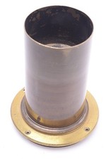   BRASS LENS ANTIQUE UNMARKED NO NAME IMAGE CIRCLE 17CM H. 85MM, W. 45MM