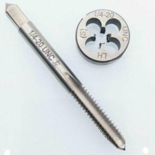 1set HSS 1/4-20 UNC Tap Left Hand 1/4-20 UNC Die Left Hand Threading Tools