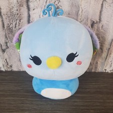 Mewaii Mushroom Family Blue Peacock Kawaii Plush Pillow Squish Green Flower Tail