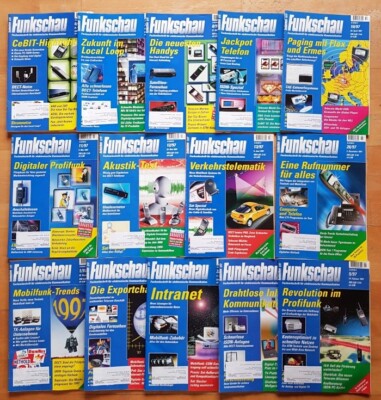 26x Funkschau 1997 kompletter Jahrgang Fachzeitschrift elektronische Kommunikati