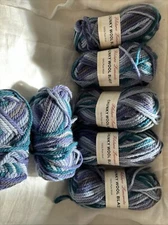 5 Skeins Plus 70 Grams Filatura Lanarota Chunky Wool Blast 100% Pure Wool Yarn