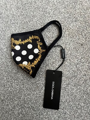 Dolce & Gabbana Gesichtsmaske Schwarz One Size