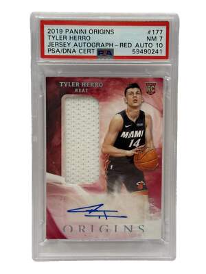 2019-20 Panini Origins - Rookie Jersey Autographs Tyler Herro #177