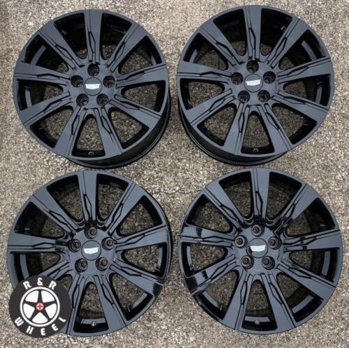 CADILLAC XT4 2019-2025 Genuine Factory WHEEL SET 20" Rims 4826 Black Gloss #S