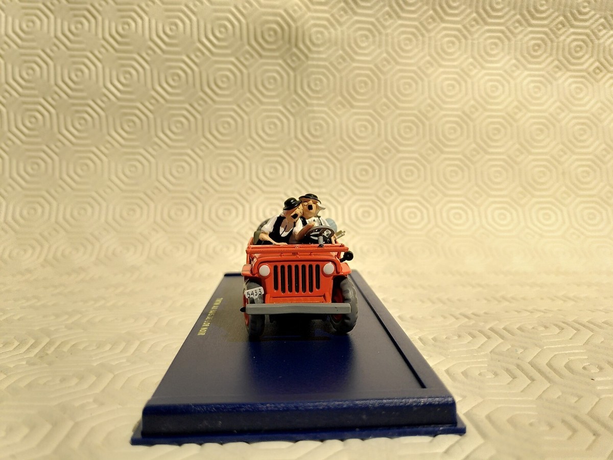 Atlas Tintin : Jeep Rouge De Tintin Au Pays De L’or Noir (1/43) - Moulinsart 2118044