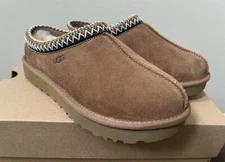 💖💖UGG Women Sz 10 BRAND NEW Tasman Slipper Chestnut Suede Upper 100% Authentic