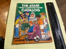 ATARI VIDEO COMPUTER SYSTEM CATALOG -43 Game Program Cartridges 1981 BROCHURE