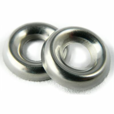 Stainless Steel Cup Washer Finishing Countersunk #10 Qty 50