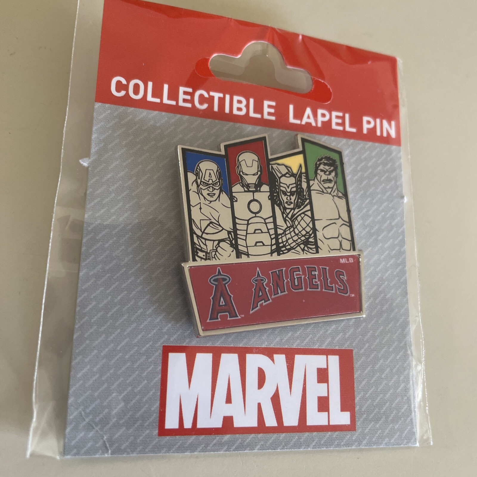 Angels anaheim 🔥LA marvel 🔥pin rare ⚾️⚾️MLB | eBay