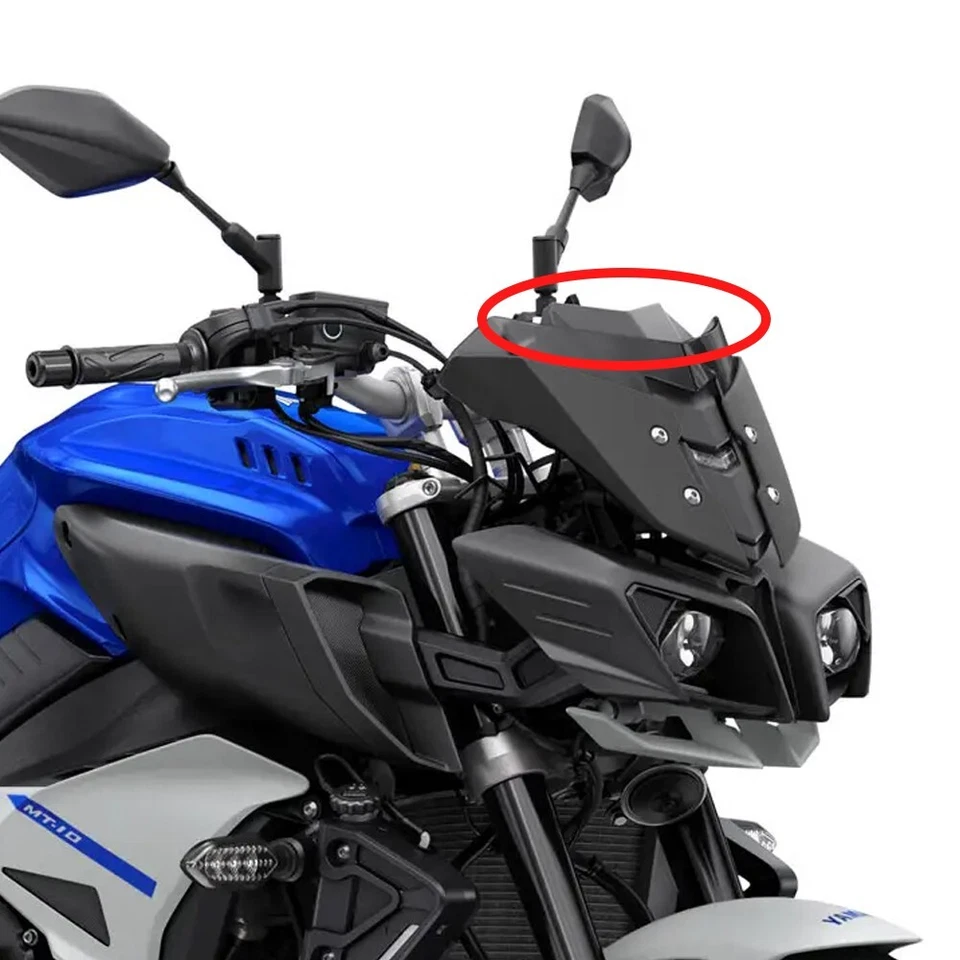 Capa velocímetro para pára-brisa fibra de carbono para 2017-2021 MT10 FZ10 - Imagem 2 de 3