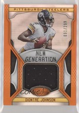 2019 Certified New Generation Jerseys Mirror Orange 91/299 Diontae Johnson 0c6