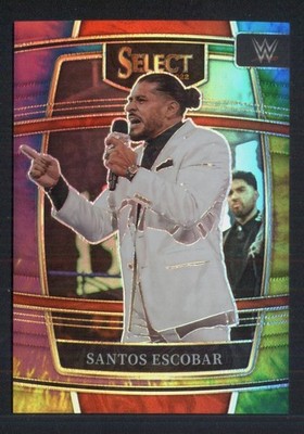2022 Select WWE #76 Santos Escobar Tie-Dye Prizm #d/25 RARE