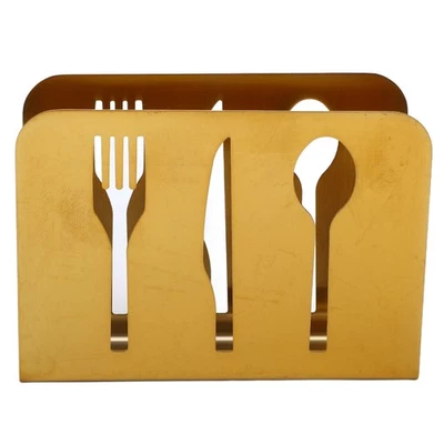Edelstahl Serviettenhalter Stehend Gold Serviettenspender Für Esszimmer 9S9M - Bild 1 von 4