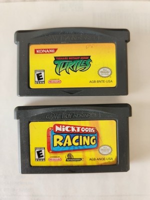 Nintendo GBA Teenage Mutant Ninja Turtles + Nicktoons Racing Genuine Catridge