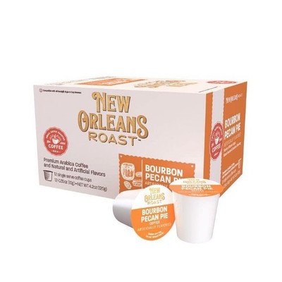 Bourbon Pecan Pie Single Serve Coffee Rich Nutty Flavor Keurig 12 PCS Pods