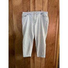 Old Navy OG Straight High Rise Light Wash Ankle Jeans Womens 20 Secret Smooth
