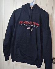 New England Patriots Hoodie Men's XL NFL Football Gildan Dry Fit