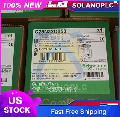 Circuit breaker C25N32D250,  ,   US Free TAX