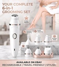 7in1 Face Razor for Women, Instant Painless Beauty Tools Kit for All Skin type