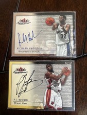 Lot Of 2000-01 Fleer Tradition - Autographics Richard Hamilton & PJ Brown