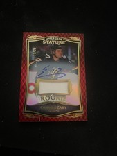 Connor Zary Stature 23-24 Rookie Auto Patch Red