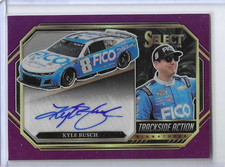 2024 PANINI SELECT RACING KYLE BUSCH PURPLE PRIZM TRACKSIDE ACTION AUTO 23/35