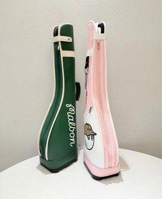 Malbon Golf Classic Half Bag Club Case Self Stand Green or Pink